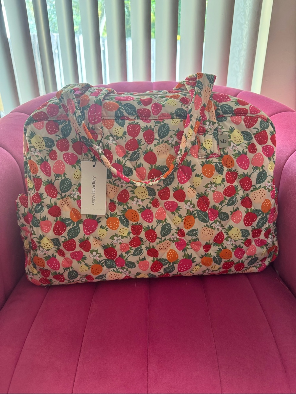Vera Bradley Bushels of Berries Weekender Set